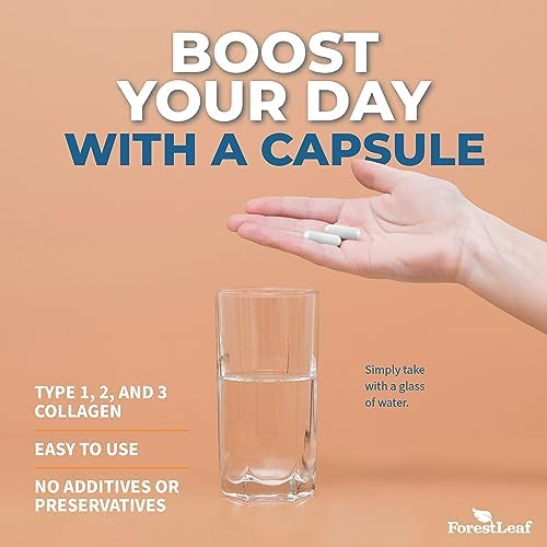 ForestLeaf Multi Collagen Pills with Hyaluronic Acid & Vitamin C, 240 Capsules - Image 5