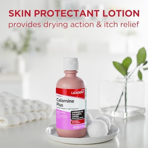 LEADER Calamine Anti-Itch Lotion, 6 oz, Fast Relief for Itch, Pack of 6 - Image 4