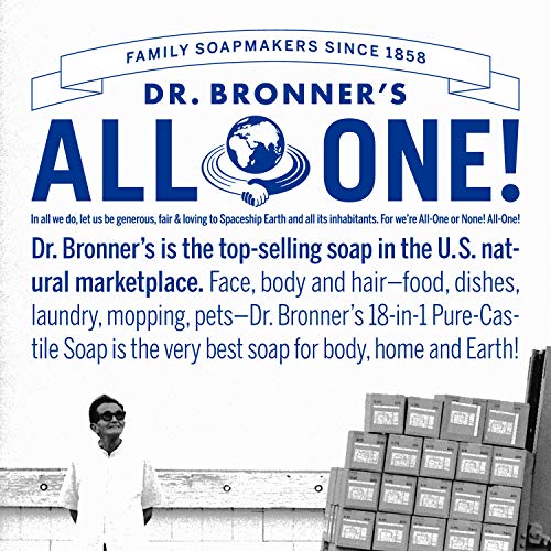 Dr. Bronner?s Lavender Bar Soap, Organic, 6-Pack, 5 oz - Image 6