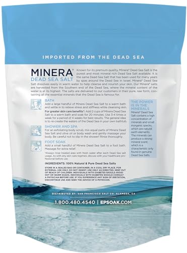 Minera 5 lbs Pure Dead Sea Salt, Coarse Grain - Image 8