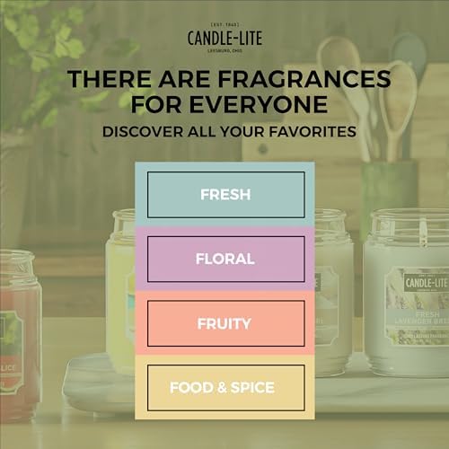 Candle-Lite 18 oz. Fireside Glow Aromatherapy Candle - Image 4