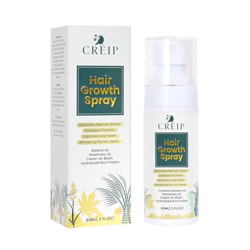 2 FL OZ Hair Growth Spray: Natural Batana, Castor, Rosemary Oil & Biotin