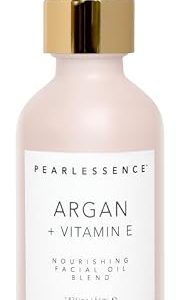 Pearlessence Argan & Vitamin E Facial Oil | Hydrating, Reviving, Cruelty-Free, Paraben-Free