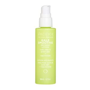 Pacifica Kale Smoothie Body Lotion with Niacinamide and Vitamin C, Vegan, 1.7 fl oz