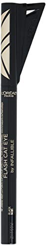 L'Oreal Paris Infallible Flash Cat Eye Waterproof Liquid Eyeliner, Black, 0.44 oz - Image 4