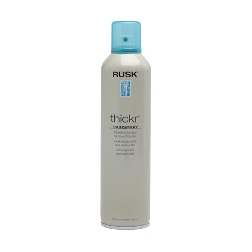 RUSK Extra-Hold Thickening Hairspray 10.6 oz UV Protection for Color-Treated Hair
