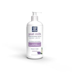 Kiss My Face Lavender Jasmine Goat Milk Lotion 16oz Moisturizing Body Care