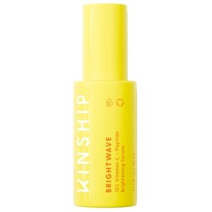Kinship Brightwave Vitamin C Peptide Serum 1 Fl Oz For Dark Spots and Fine Lines