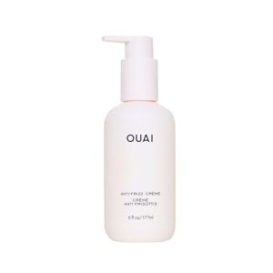 OUAI Anti Frizz Cream - Moisturizing, Heat Protection, Hydrating with Jackfruit & Beetroot (6 oz)