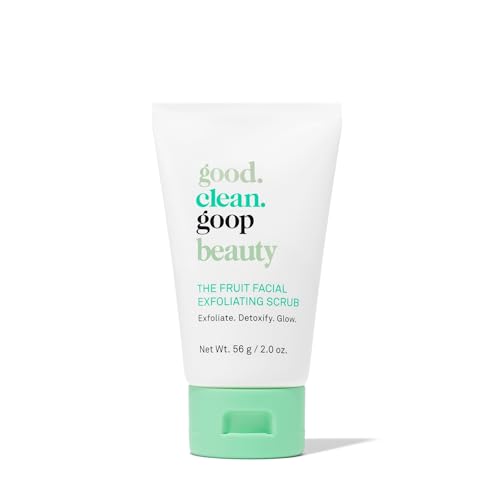 Good Clean Goop Fruit Facial Exfoliating Scrub with AHA & Grape Seed, 2 fl oz