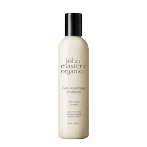 John Masters Organics Daily Nourishing 8 oz Leave-In Conditioner Organic Silicone-Free