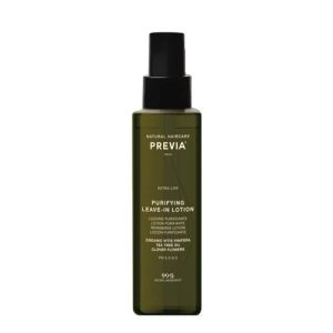 PREVIA Leave-In Anti-Dandruff Lotion with Tea Tree Oil & Clover Extract (3.38 Oz)