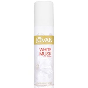 Jovan White Musk Body Spray for Women, Vegan, 2.5oz