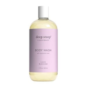 Lilac Blossom Deep Steep 17oz Body Wash for Refreshing Cleanse