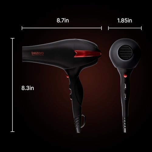 2200W Professional Ionic Hair Dryer - Lightweight, Travel-Friendly for All Hair Types - Image 4