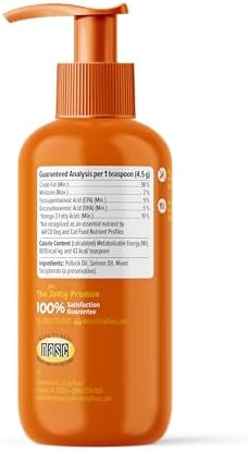 Wild Alaskan Salmon Oil for Dogs & Cats - Omega 3 Supplement, 8.5oz - Image 6