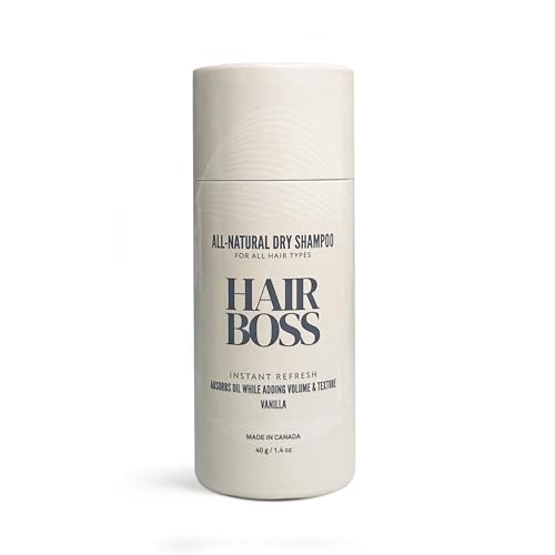 Natural Dry Shampoo Powder - 1.4 Oz Travel Size, Talc & Benzene Free
