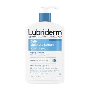 Lubriderm Daily Moisture Lotion with Shea Butter & Glycerin, 16 fl. oz (Pack of 6)