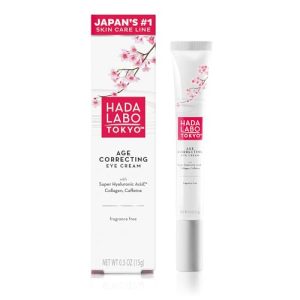 Hada Labo Tokyo Eye Cream: Anti-Aging, Hyaluronic Acid, Collagen & Caffeine, 0.5 oz