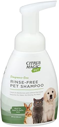 Citrus Magic Rinse-Free Pet Shampoo, 8 oz - Convenient Clean for Pets - Image 10