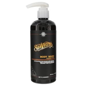 Suavecito Men?s 16 oz. Exfoliating Body Wash ? Whiskey Scent