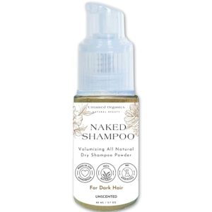 Organic Volumizing Dry Shampoo Powder for Dark Hair - 2.7 oz, Non-Aerosol
