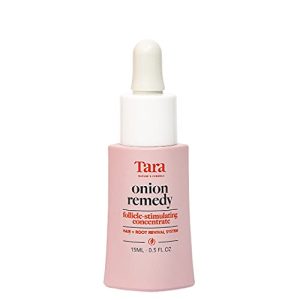 Tara Onion Hair Growth Serum Cruelty-Free Multi-Peptide Follicle Concentrate 0.5 Fl Oz