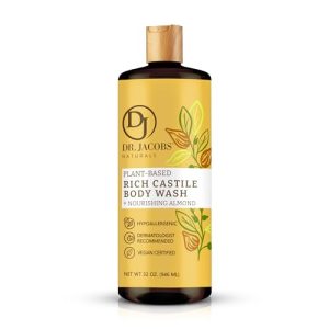 Dr. Jacobs Naturals Almond Honey Castile Soap - 32 oz Face & Body Wash
