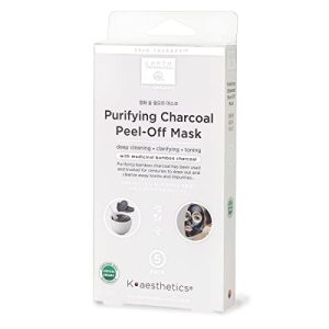 Charcoal Peel Off Mask ? 5 Pack by Earth Therapeutics