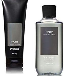 Bath & Body Works Noir Men's Ultra Shea Body Cream & Wash Set