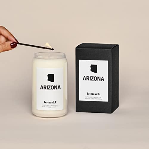 Homesick Arizona Candle - 13.75 oz Soy Wax, 60-80 Hour Burn, Musk & Citrus Notes - Image 2