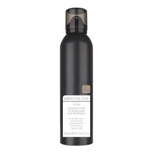 Kristin Ess Refine Hairspray - Flexible Hold, Brushable Texture, Vegan, 7.5 oz