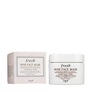 Fresh Rose Face Mask, 3.3 oz - Hydrating and Soothing Skincare Treatment