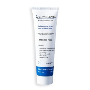 Dermeleve Extra Strength Anti-Itch Cream for Psoriasis & Hives, 120g