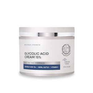 Glycolic Acid 15% Anti-Wrinkle Cream with Green Tea for Smooth Skin