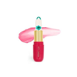 Winky Lux Flower Balm pH Color Changing Hydrating Sheer Pink Vegan Lip Balm