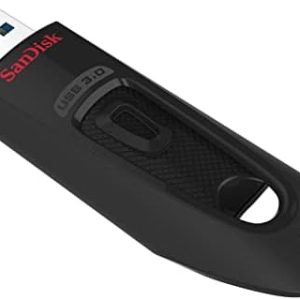 SanDisk 128GB Ultra USB 3.0 Black Flash Drive, New