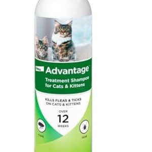 Advantage Flea & Tick Shampoo for Kittens & Cats, 8 oz