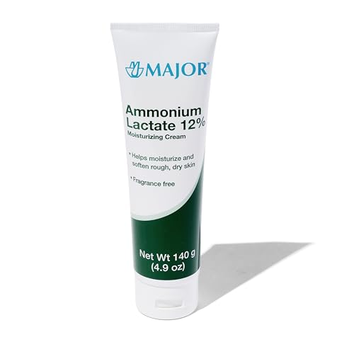 Ammonium Lactate 12% Cream - Hydrating, Exfoliating, Fragrance-Free - 4.9 Oz