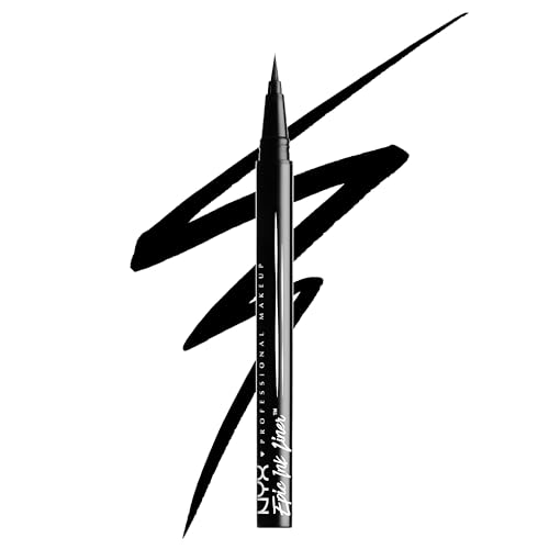 NYX Epic Ink Liner - Waterproof Black Liquid Eyeliner, Vegan Formula