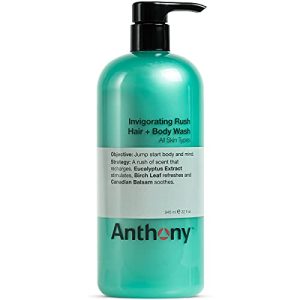 Anthony Men?s 2-in-1 Body Wash & Shampoo, Pine Wood Scent
