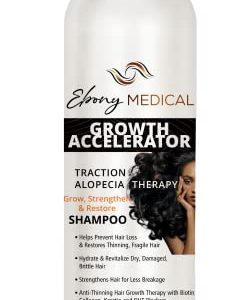 Alopecia Areata Hair Loss Shampoo - Promotes Growth for Thinning & Receding Hair - 12 fl oz