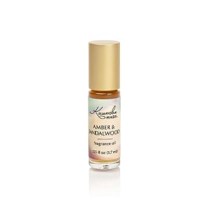 Kuumba Made Amber Sandalwood Roll-On Fragrance Oil 0.125 fl oz Alcohol-Free