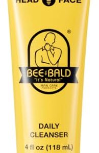 Bee Bald CLEAN Daily Cleanser for Face & Head, 4 oz