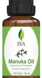 SVA 100% Natural Manuka Essential Oil Therapeutic Grade 1/3 Fl Oz