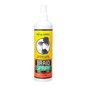 AllDay Locks Braid Spray | Moisturizes, Alleviates Itch, Revives Braids & Locks | 12 oz