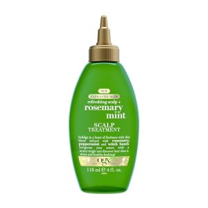 OGX Rosemary Mint Scalp Treatment, 4 fl. Oz - Refreshing Leave-In for Buildup Removal