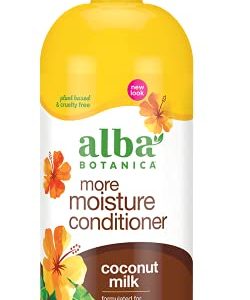 Alba Botanica Coconut Milk Conditioner 32 Oz for Intense Moisture