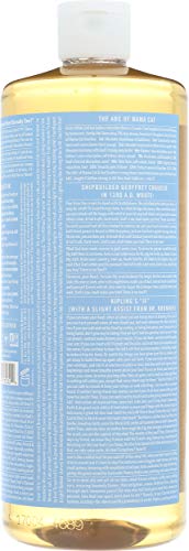 Dr. Bronner?s Unscented Organic Soap, 32 oz, 18 Uses - Image 3