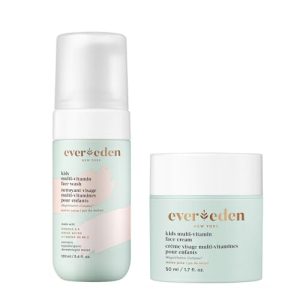Evereden Kids Happy Face Duo: Vegan Wash & Cream